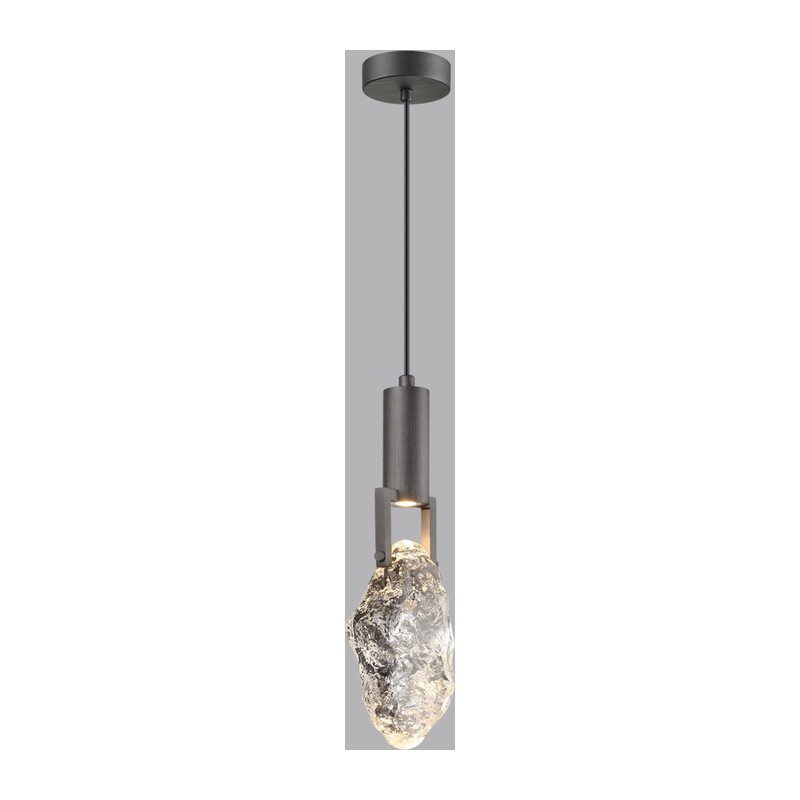 6695/5L MIDCENT ODL24 239 Подвесной светильник брашир. черный/металл/стекло IP20 LED 5W 200Лм 3000K LIA 4