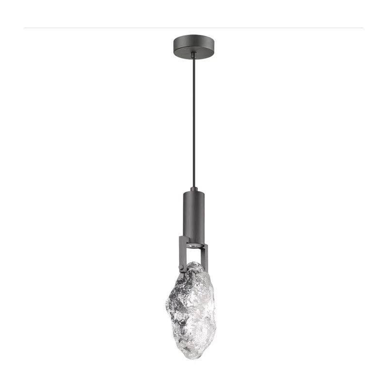 6695/5L MIDCENT ODL24 239 Подвесной светильник брашир. черный/металл/стекло IP20 LED 5W 200Лм 3000K LIA 3