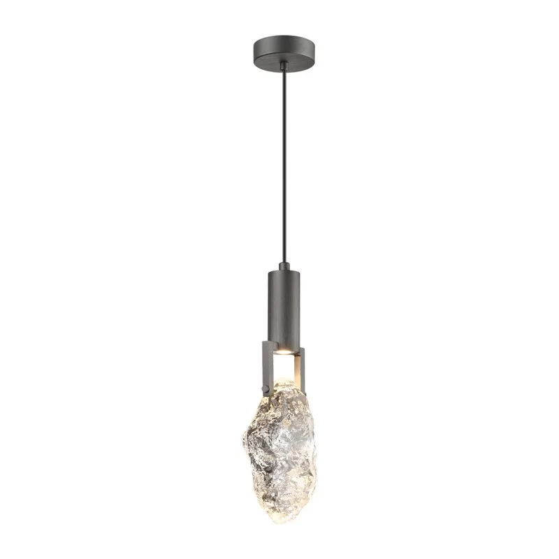 6695/5L MIDCENT ODL24 239 Подвесной светильник брашир. черный/металл/стекло IP20 LED 5W 200Лм 3000K LIA