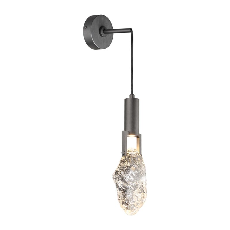 6695/5WL MIDCENT ODL24 239 Настенный светильник брашир. черный/металл/стекло IP20 LED 5W 200Лм 3000K LIA