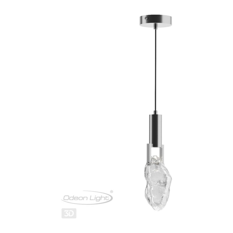 6696/5L MIDCENT ODL24 239 Подвесной светильник матовый никель/металл/стекло IP20 LED 5W 200Лм 3000K LIA 2
