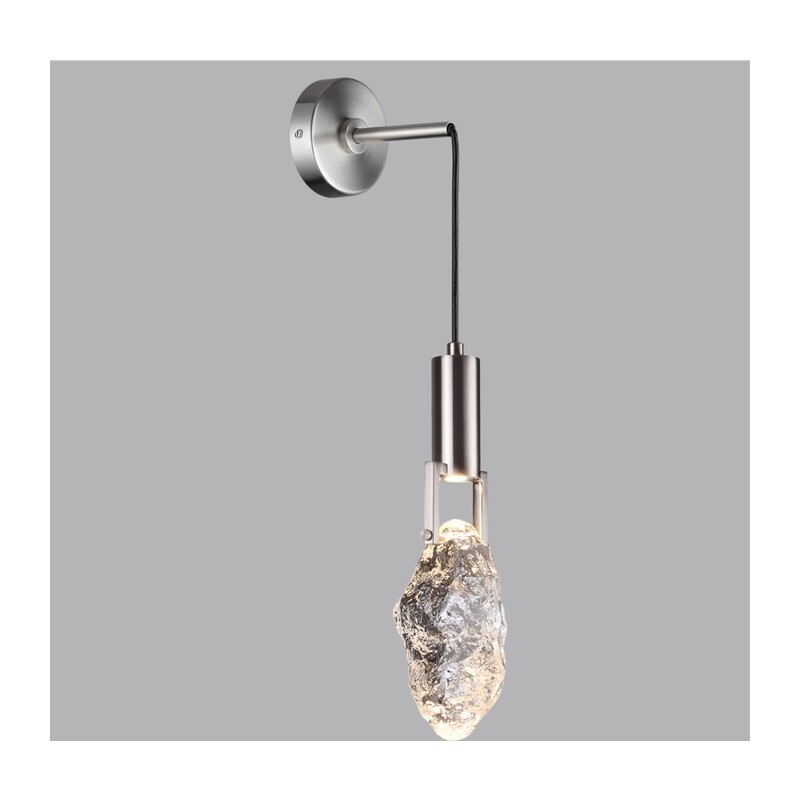 6696/5WL MIDCENT ODL24 239 Настенный светильник матовый никель/металл/стекло IP20 LED 5W 200Лм 3000K LIA 4