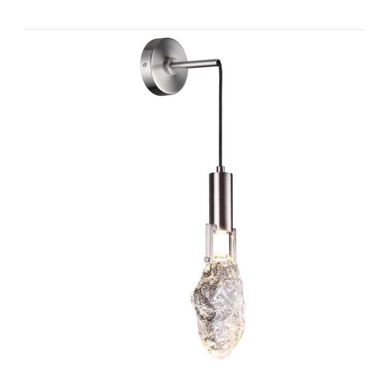 6696/5WL MIDCENT ODL24 239 Настенный светильник матовый никель/металл/стекло IP20 LED 5W 200Лм 3000K LIA