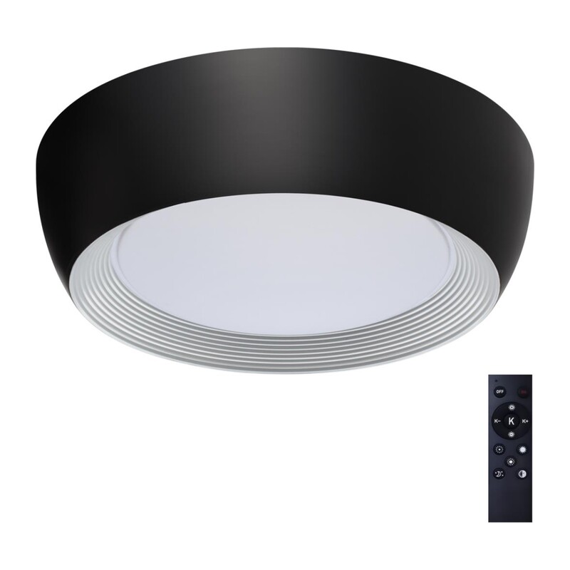7716/54L AVRA LED SN 590 Светильник металл/акрил/белый/черный LED 54Вт 3000-6500К D500 IP20 пульт ДУ CRONUS