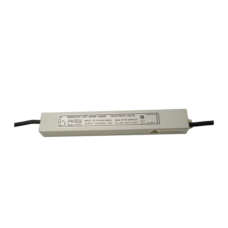 357781 VELTA ODL25 657 Блок питания влагозащищенный IP67 30W 1.25A вход. напряжение 170-264V / выход 24V (от 1 до 5 св-в линий линий INGRO, WALD и CAN
