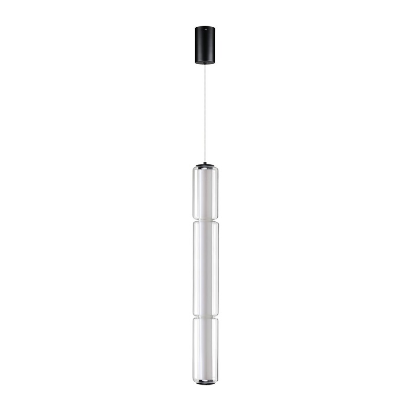 6698/19L L-VISION ODL24 147 Подвесной светильник черный/металл/акрил/стекло IP20 LED 19W  3000K FAU 5