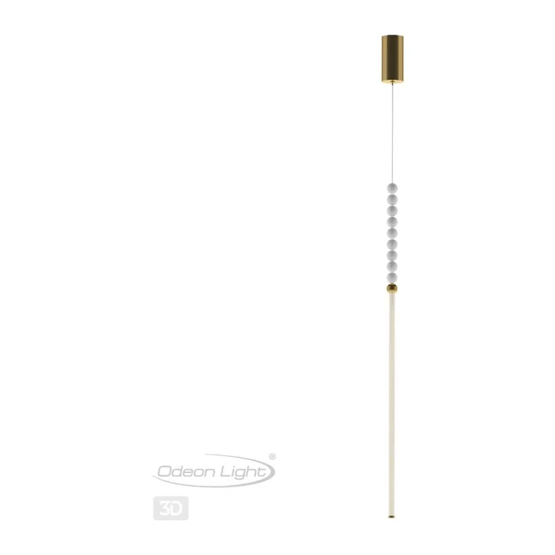 6639/12L HIGHTECH ODL25 227 металл/античная бронза/белые бусы из акрила Подвесной светильник IP 20 LED 12W 720Лм 3500K 220V MONELLA 5