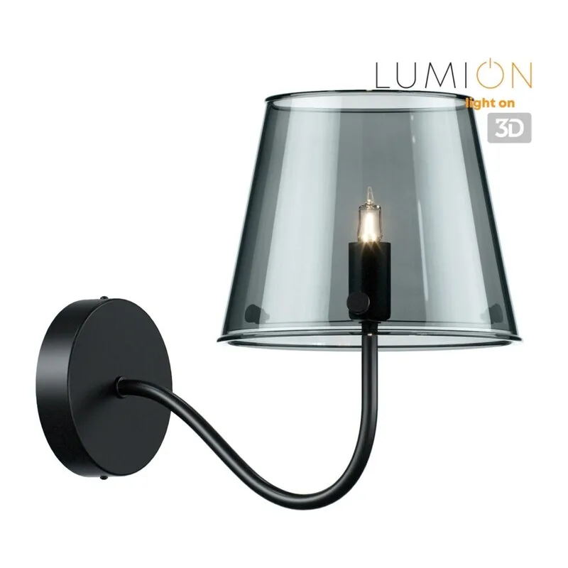 6570/1W MODERNI LN26 212 черный/дымчатый/металл/стекло Бра G9 1*20W 220V SMOKY 2