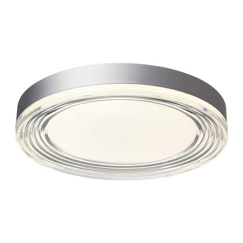 7728/76L MITRA LED SN 541 Светильник металл/акрил/серебро/прозрачный LED 76Вт 4000K D400 IP20 INFINITA 4