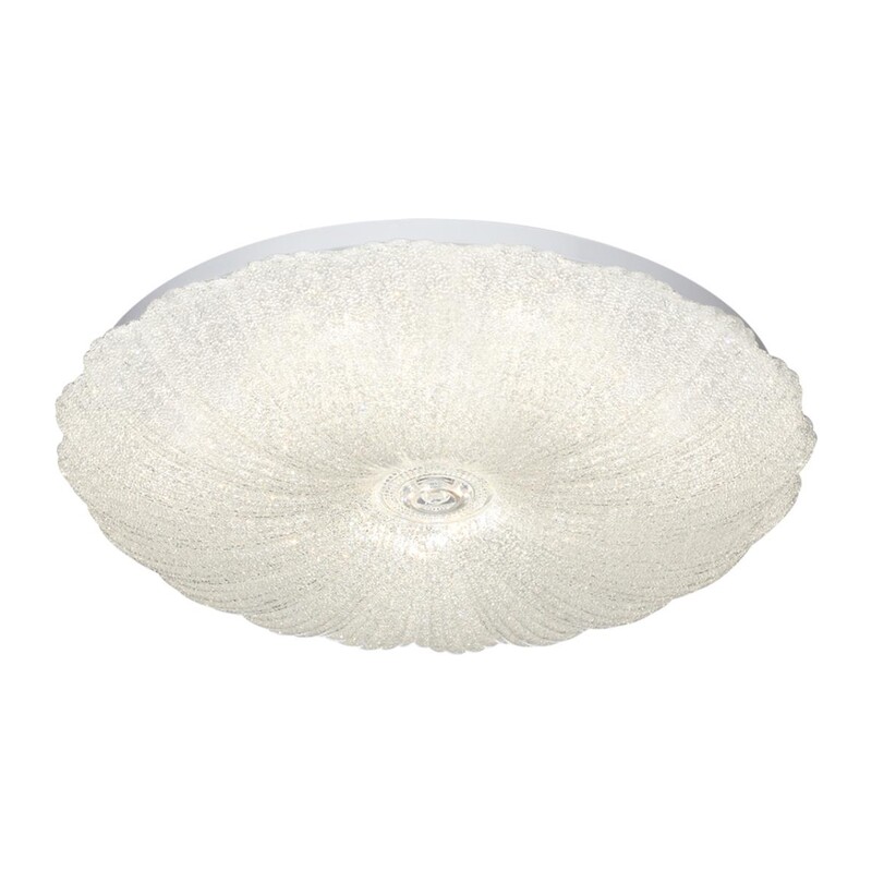 7729/48L PIKO LED SN 000 Светильник металл/пластик/белый/прозрачный LED 48Вт 3000-6000K D380 IP20 пульт ДУ FORTUNA 5