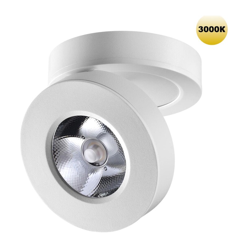 359409 OVER NT24 422 белый Светильник накладной/встраиваемый IP20 LED 5W 220V 3000K 240Лм GRODA 5