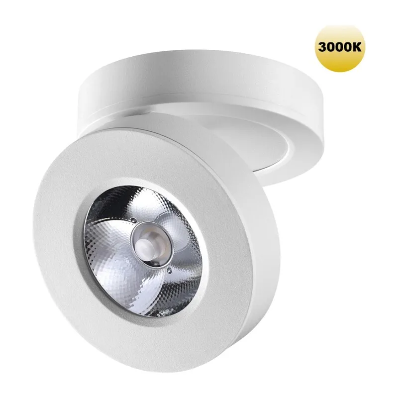 359409 OVER NT24 422 белый Светильник накладной/встраиваемый IP20 LED 5W 220V 3000K 240Лм GRODA