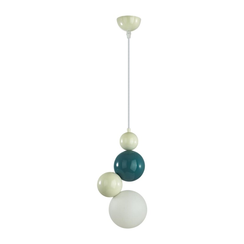 8008/1A MODERNI LN24 000 белый, голубой/белый металл/пластик Подвес G9 LED 5W 220V BALLONS 3