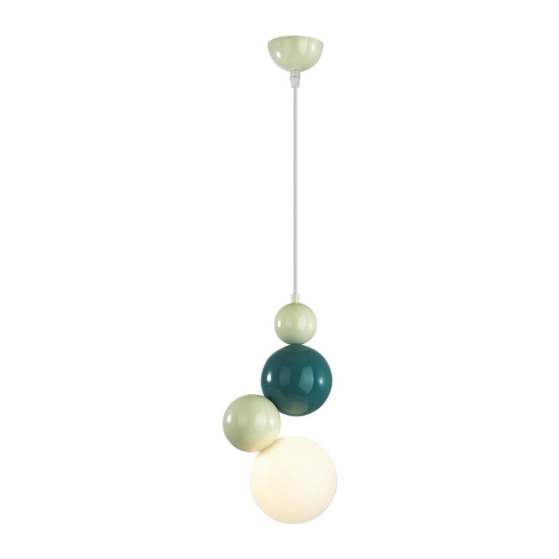 8008/1A MODERNI LN24 000 белый, голубой/белый металл/пластик Подвес G9 LED 5W 220V BALLONS