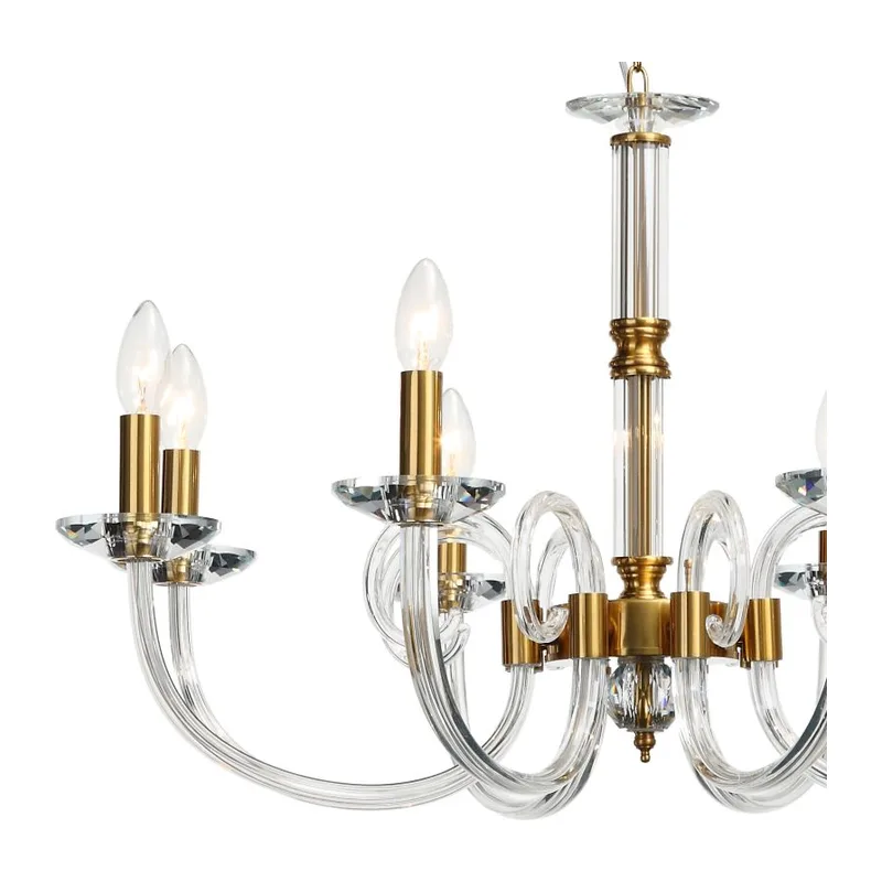 Люстра подвесная Stilfort 1050/03/08P серия Glass / Гласс 4