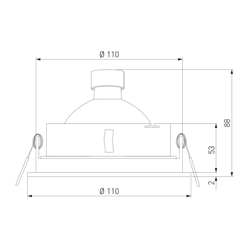 Алюминиевый точечный светильник 1071/1 MR16 WH белый Elektrostandard 3