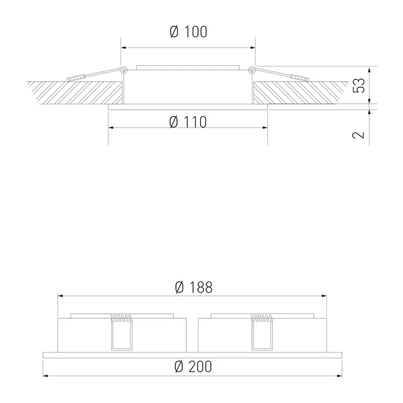 Алюминиевый точечный светильник 1071/2 MR16 WH белый Elektrostandard 3