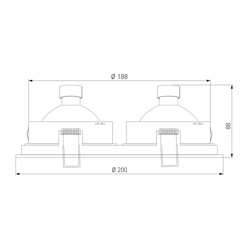 Алюминиевый точечный светильник 1071/2 MR16 WH белый Elektrostandard 4