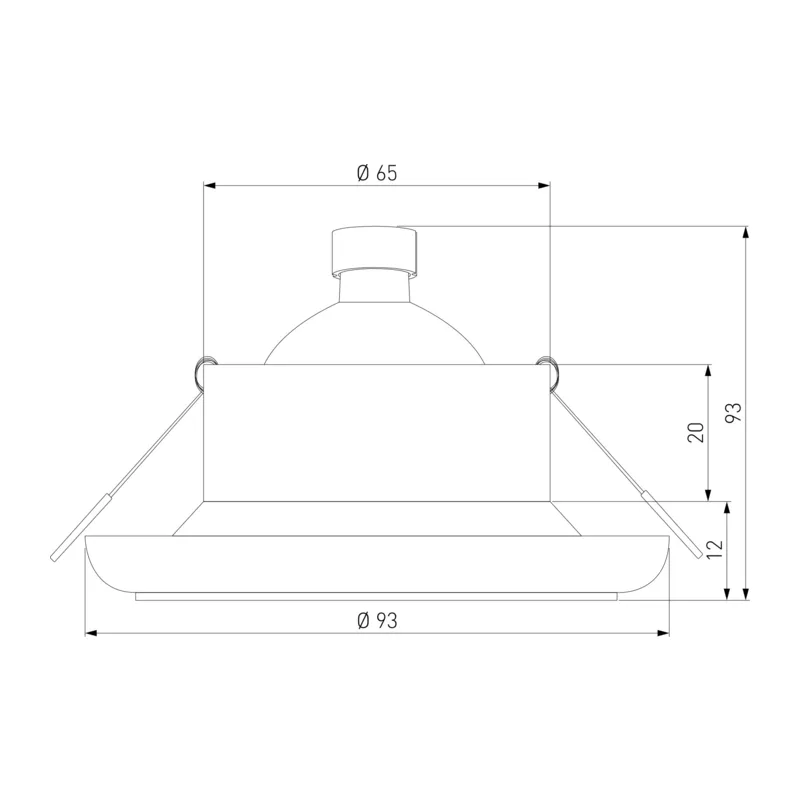 Влагозащищенный точечный светильник 1080 MR16 WH белый Elektrostandard 4
