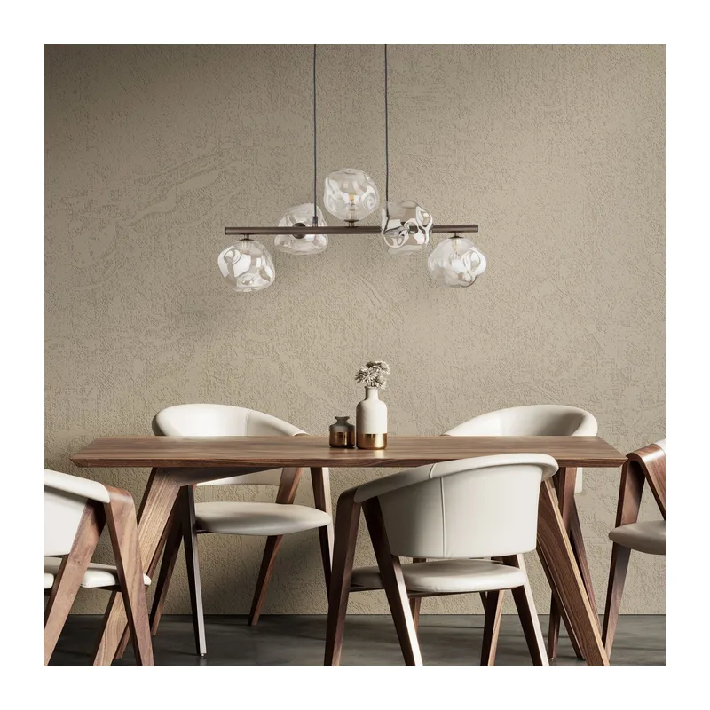 Подвесной светильник со стеклянными плафонами 11026 Lava Brown TK Lighting 2