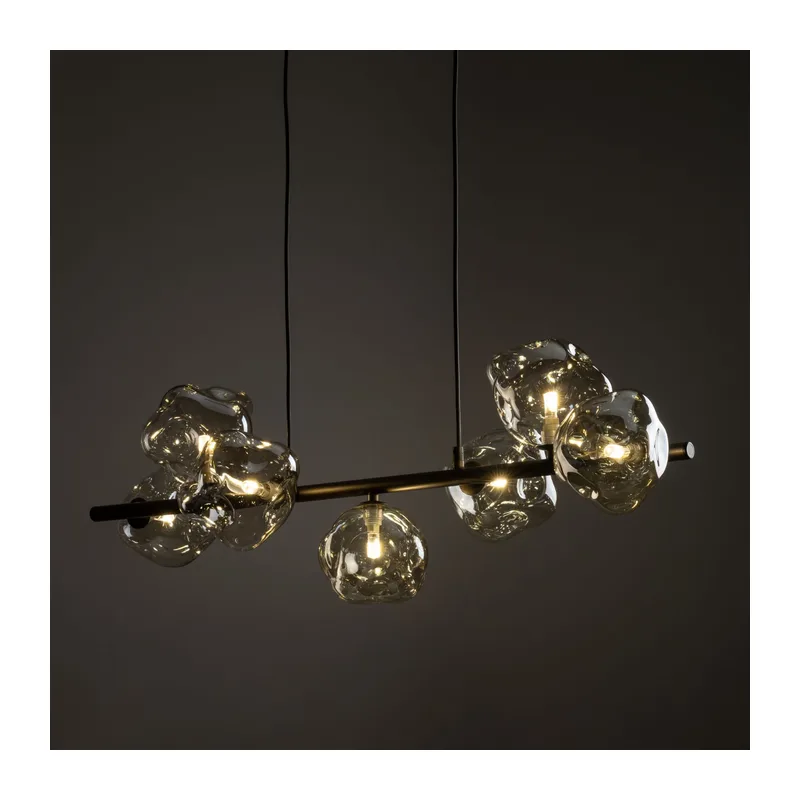 Подвесной светильник со стеклянными плафонами 11033 Lava Brown TK Lighting 3