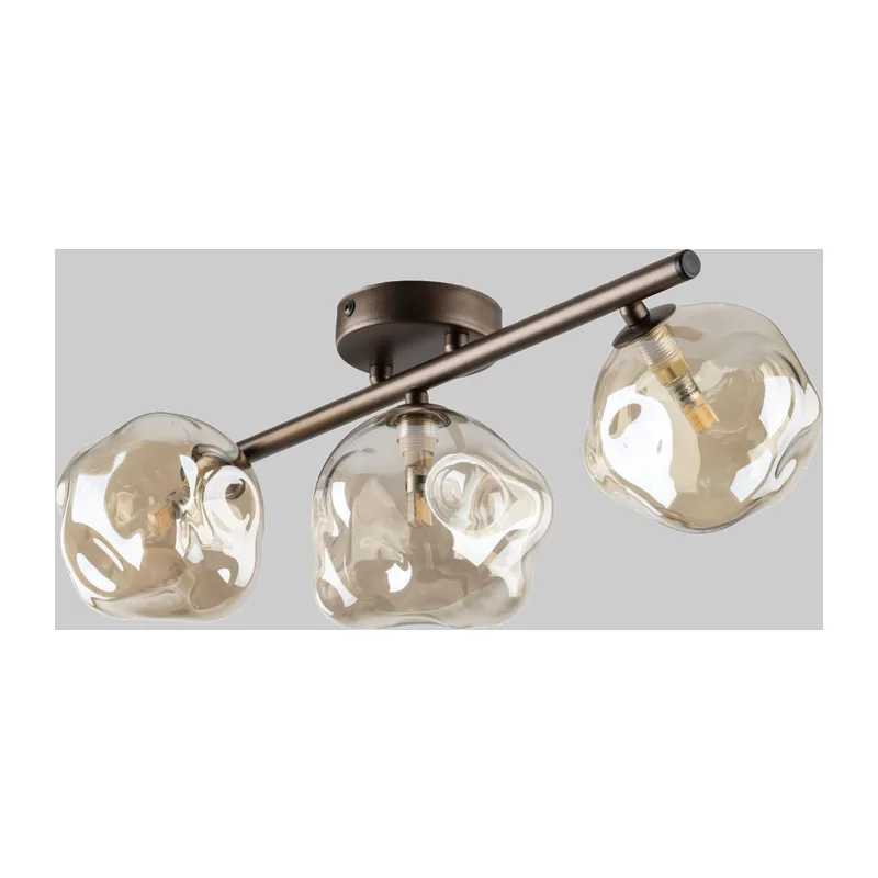 Потолочный светильник со стеклянными плафонами 11035 Lava Brown TK Lighting