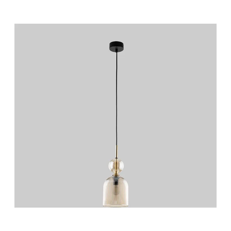 Подвесной светильник со стеклянным плафоном 11039 Sophia Cognac TK Lighting