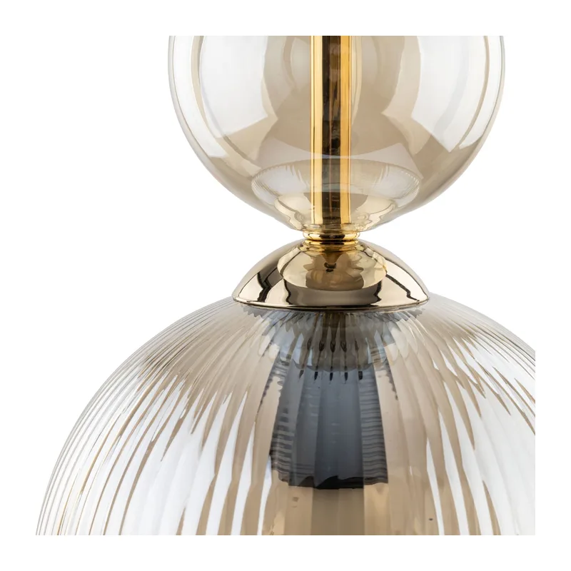 Подвесной светильник с плафонами из фактурного стекла 11040 Sophia Cognac TK Lighting 2