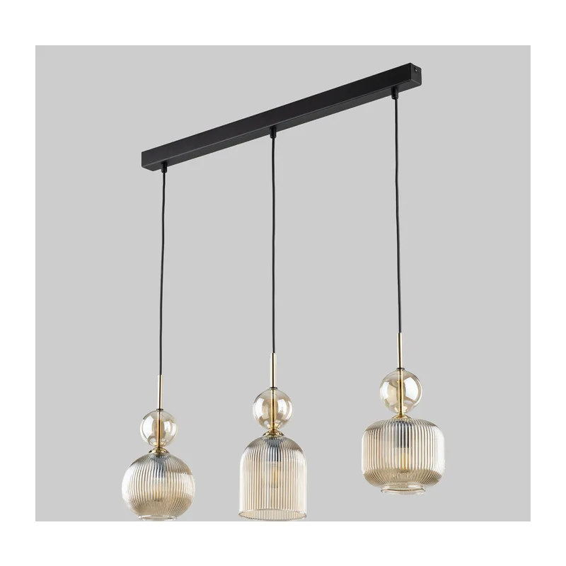 Подвесной светильник со стеклянными плафонами 11042 Sophia Cognac TK Lighting