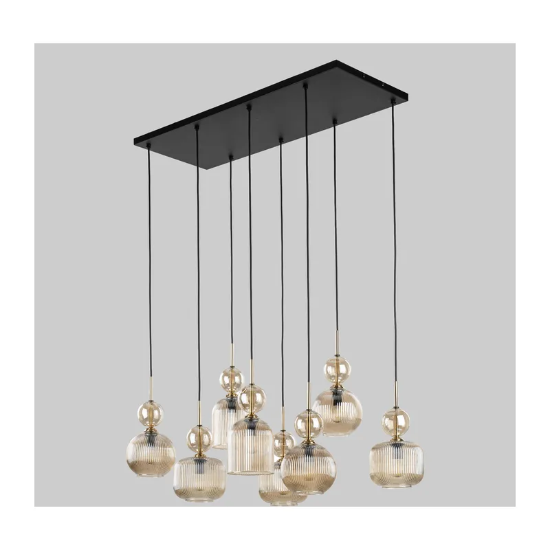 Подвесной светильник со стеклянными плафонами 11045 Sophia Cognac TK Lighting