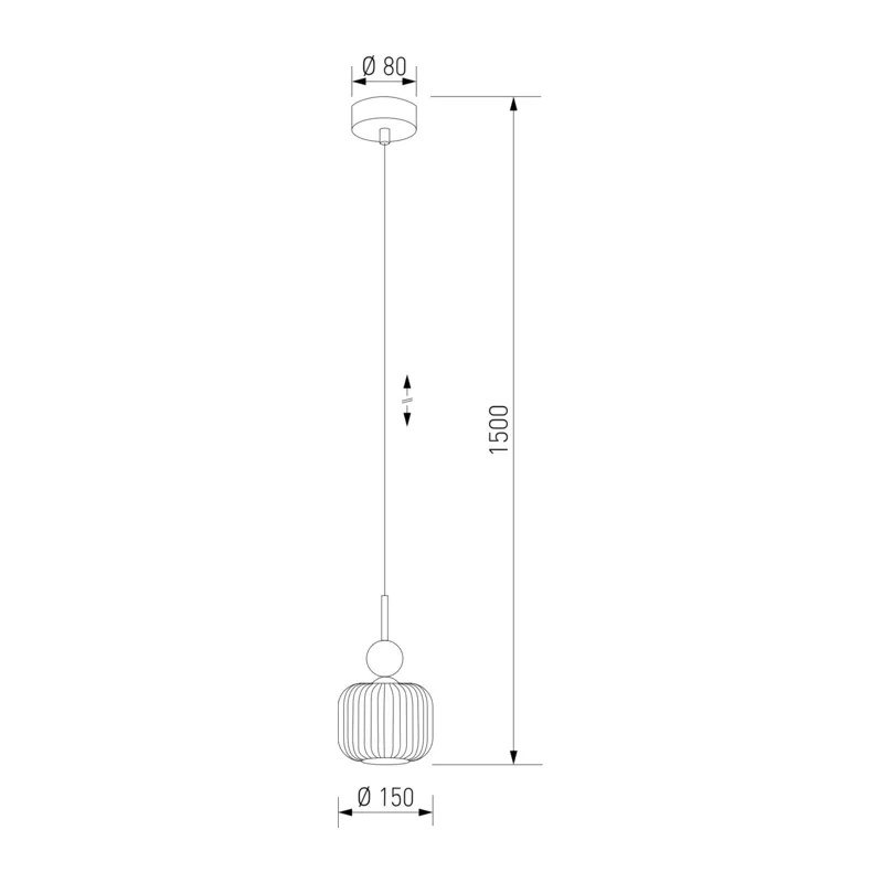 Подвесной светильник со стеклянным плафоном 11049 Ballo TK Lighting 4