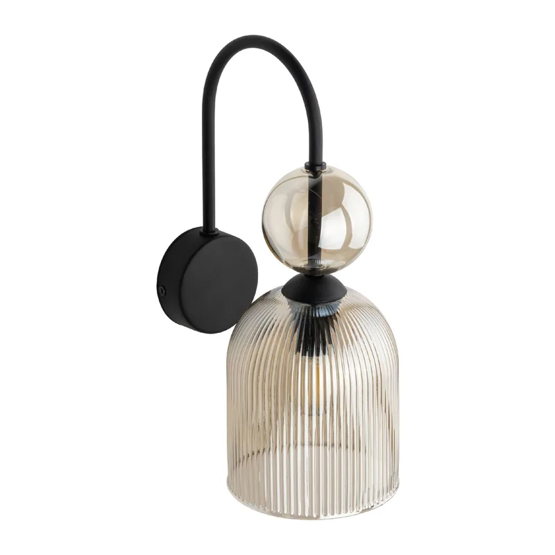 Настенный светильник с плафоном из фактурного стекла 11140 Sophia Cognac TK Lighting 2