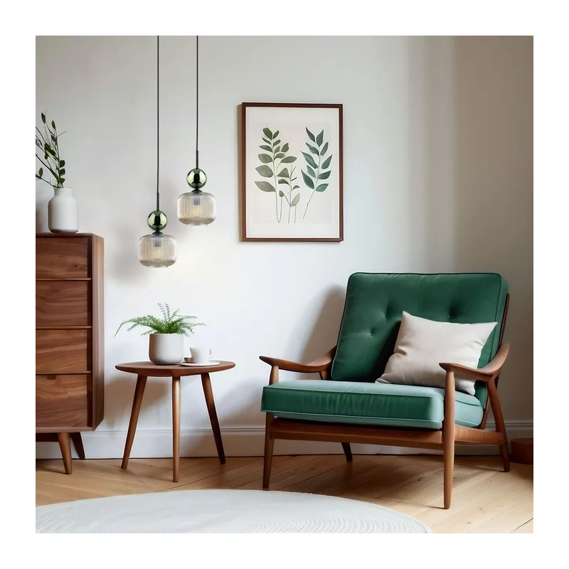 Подвесной светильник со стеклянным плафоном 11144 Sophia Green Cognac TK Lighting 2
