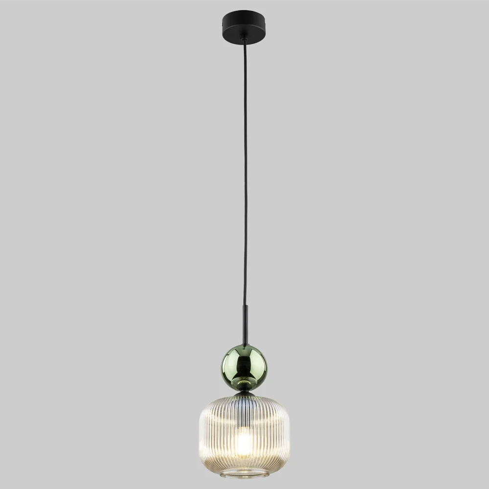Подвесной светильник со стеклянным плафоном 11144 Sophia Green Cognac TK Lighting