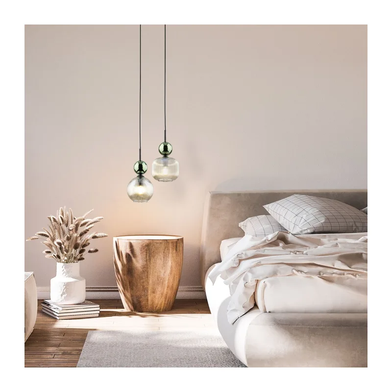 Подвесной светильник со стеклянным плафоном 11145 Sophia Green Cognac TK Lighting 3