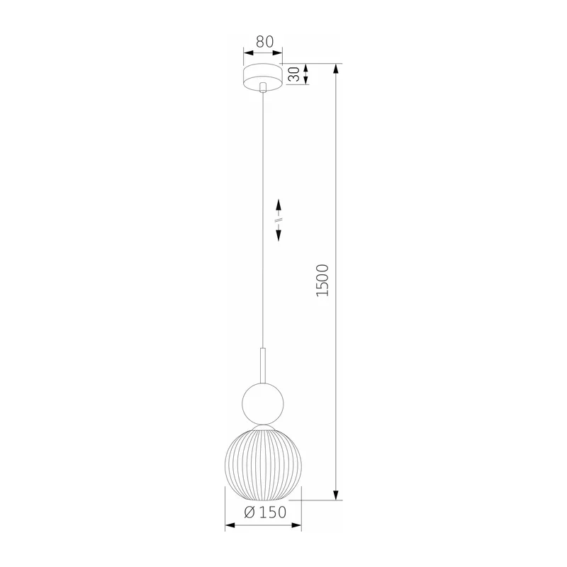 Подвесной светильник со стеклянным плафоном 11145 Sophia Green Cognac TK Lighting 4
