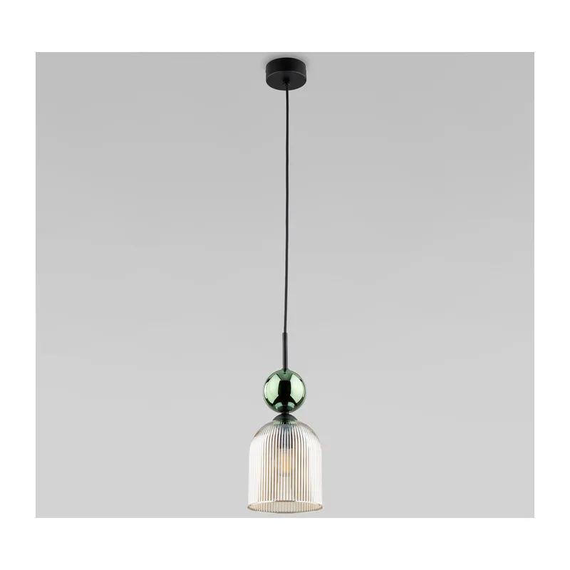 Подвесной светильник со стеклянным плафоном 11146 Sophia Green Cognac TK Lighting