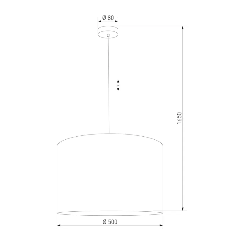Подвесной светильник с тканевым абажуром 11213 Vellum Sabia TK Lighting 4