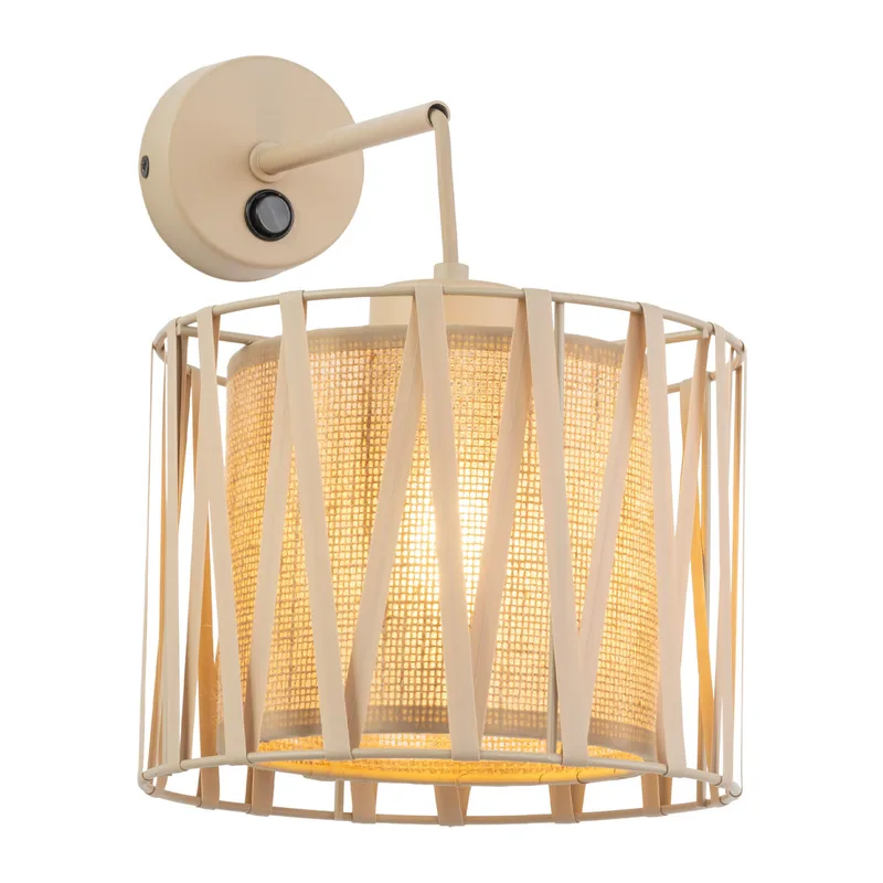Настенный светильник с тканевым плафоном 11462 Harmony Sabia TK Lighting 2