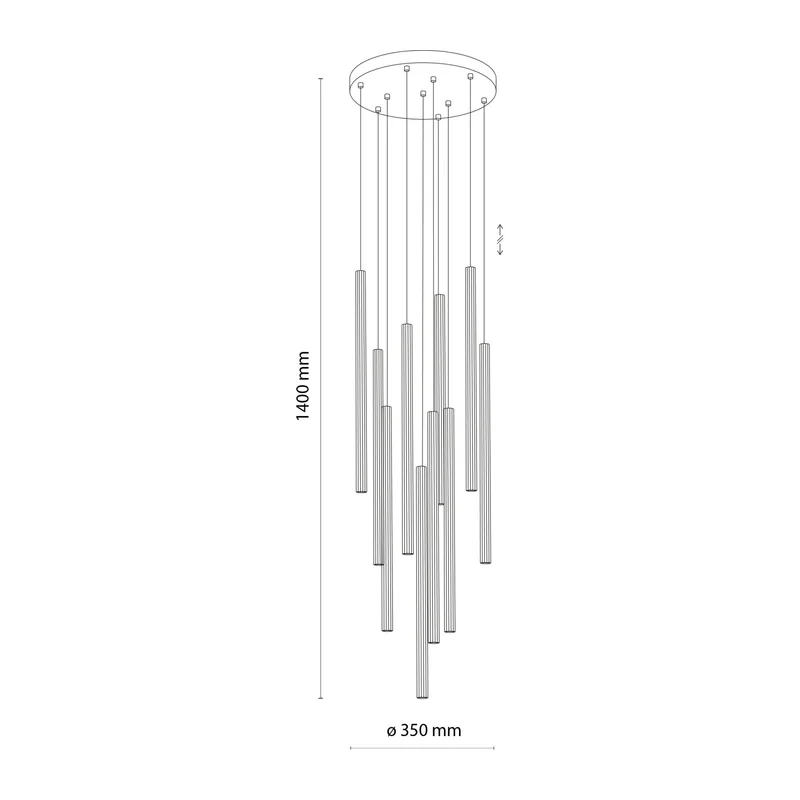 Подвесной светильник 11487 Ferro Sabia TK Lighting 5