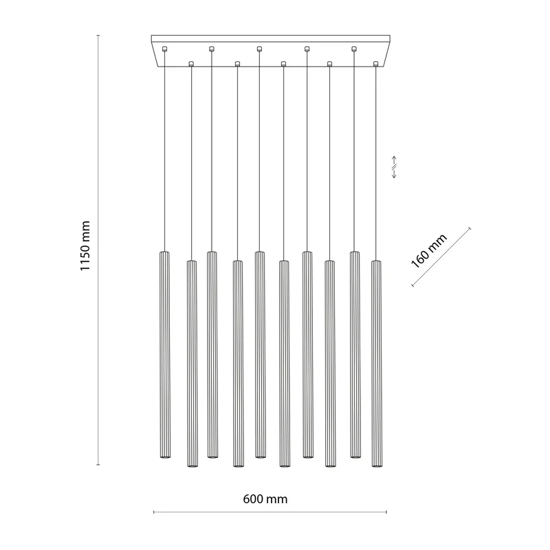 Подвесной светильник 11488 Ferro Sabia TK Lighting 5