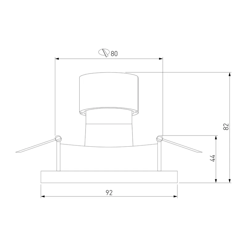 Встраиваемый точечный светильник 122 MR16 Elektrostandard 2