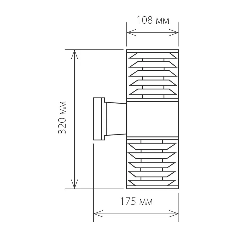 Настенный уличный светильник 1407 Techno cерый IP54 1407 Techno cерый Elektrostandard 4
