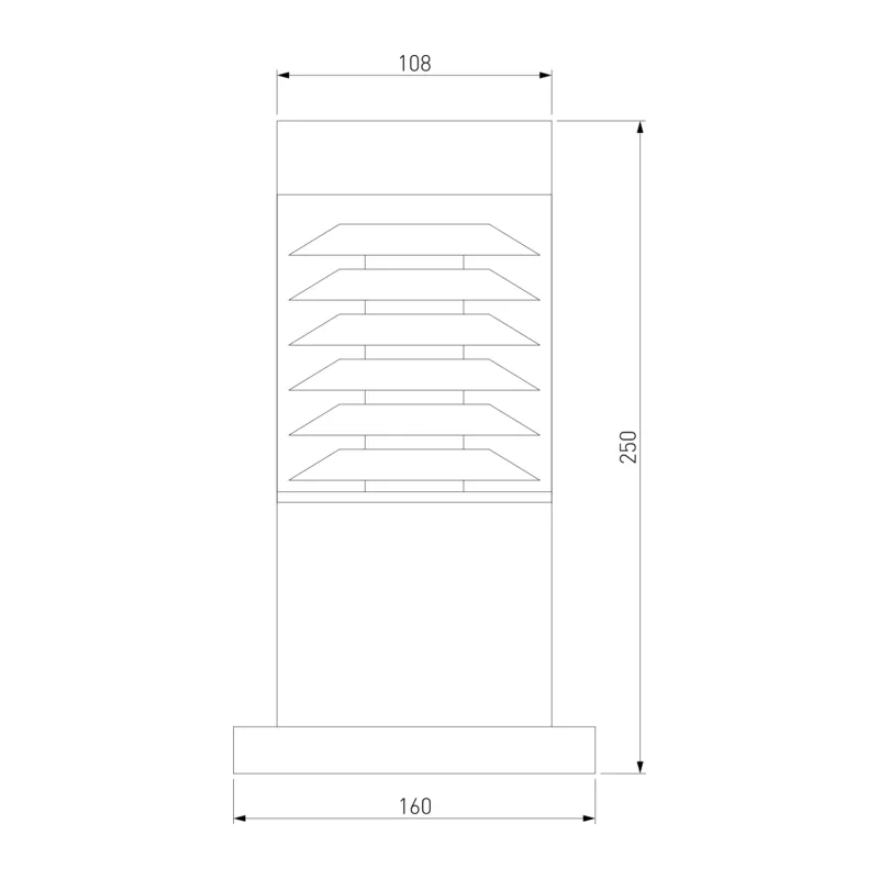 Ландшафтный светильник 1508 Techno черный IP54 1508 Techno черный Elektrostandard 5