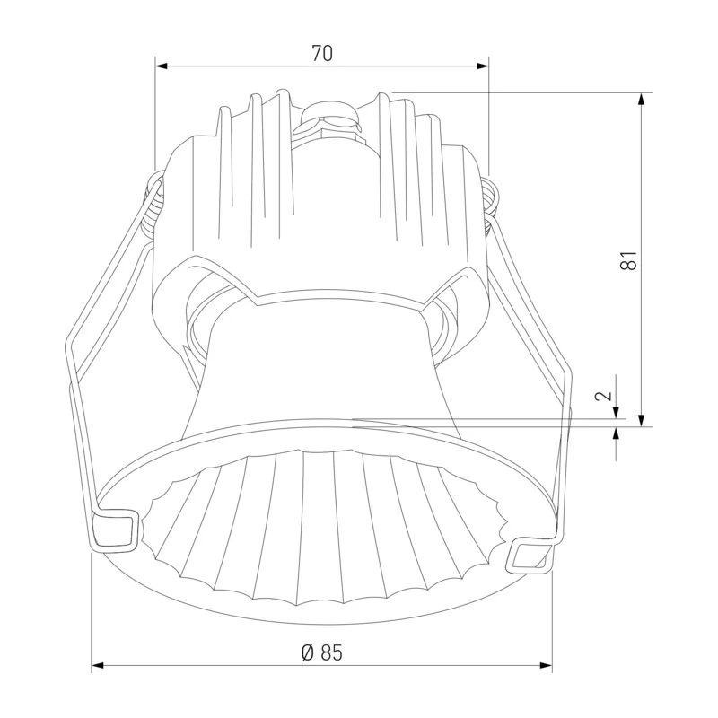 Светильник встраиваемый светодиодный Arco 12W 3000K белый IP44 15274/LED Elektrostandard 5