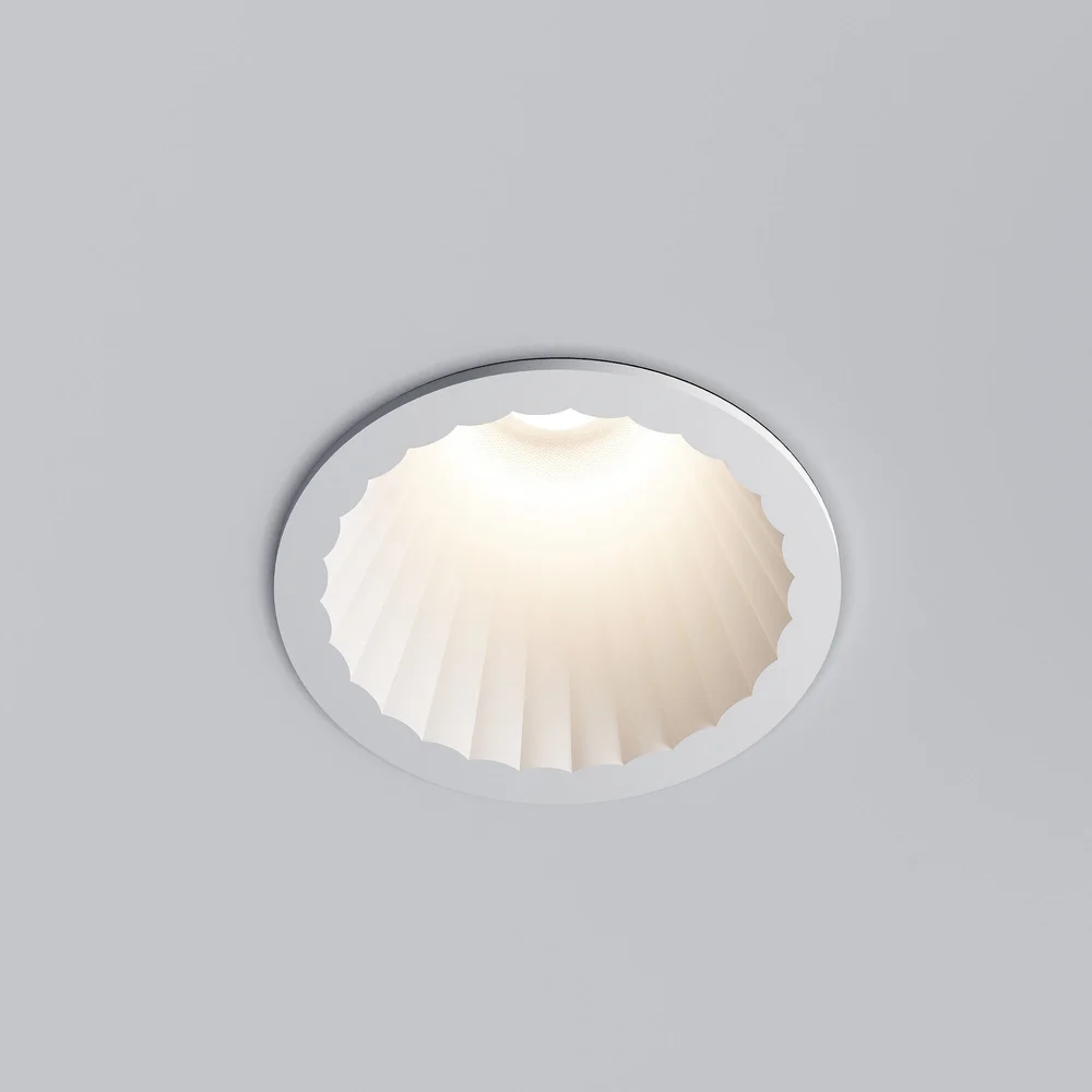 Светильник встраиваемый светодиодный Arco 12W 3000K белый IP44 15274/LED Elektrostandard
