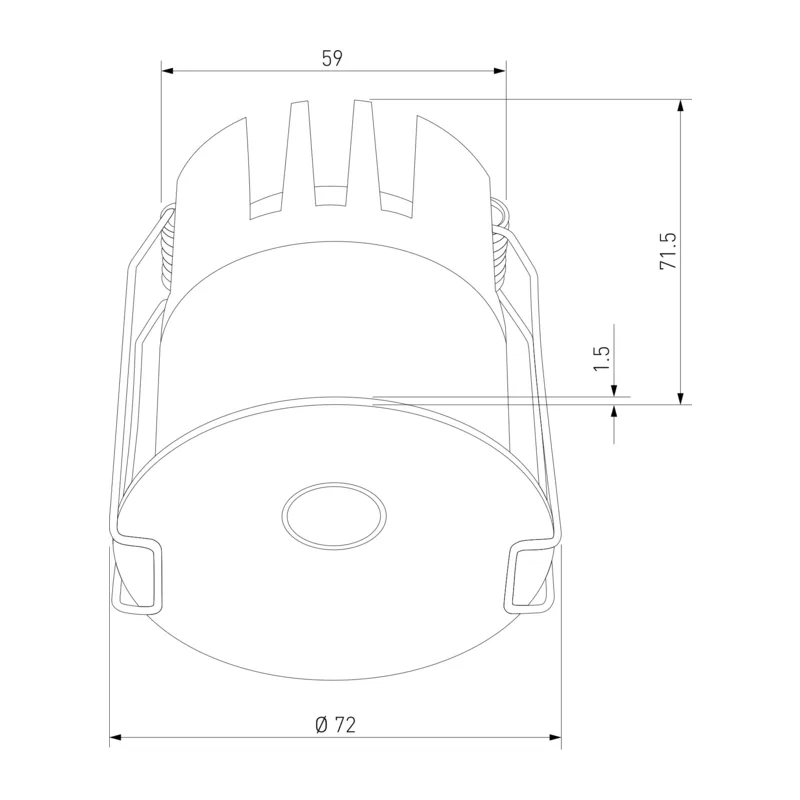 Светильник встраиваемый светодиодный Binnie 12W 3000K белый 15275/LED Elektrostandard 5