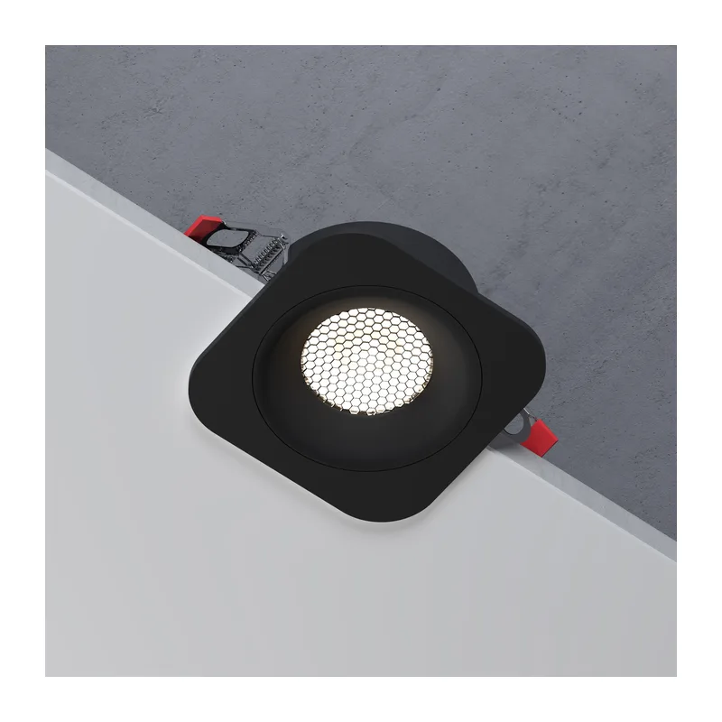 Светильник встраиваемый с антибликовой решеткой Tetro 10W 3000K белый IP44 15276/LED Elektrostandard 2