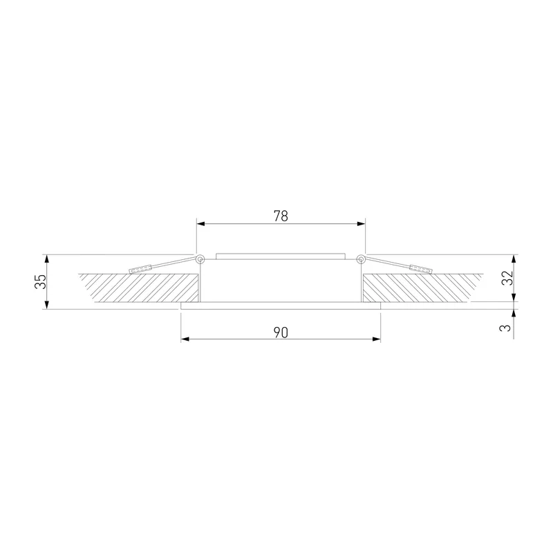 Светильник встраиваемый с антибликовой решеткой Tetro 10W 3000K белый IP44 15276/LED Elektrostandard 5