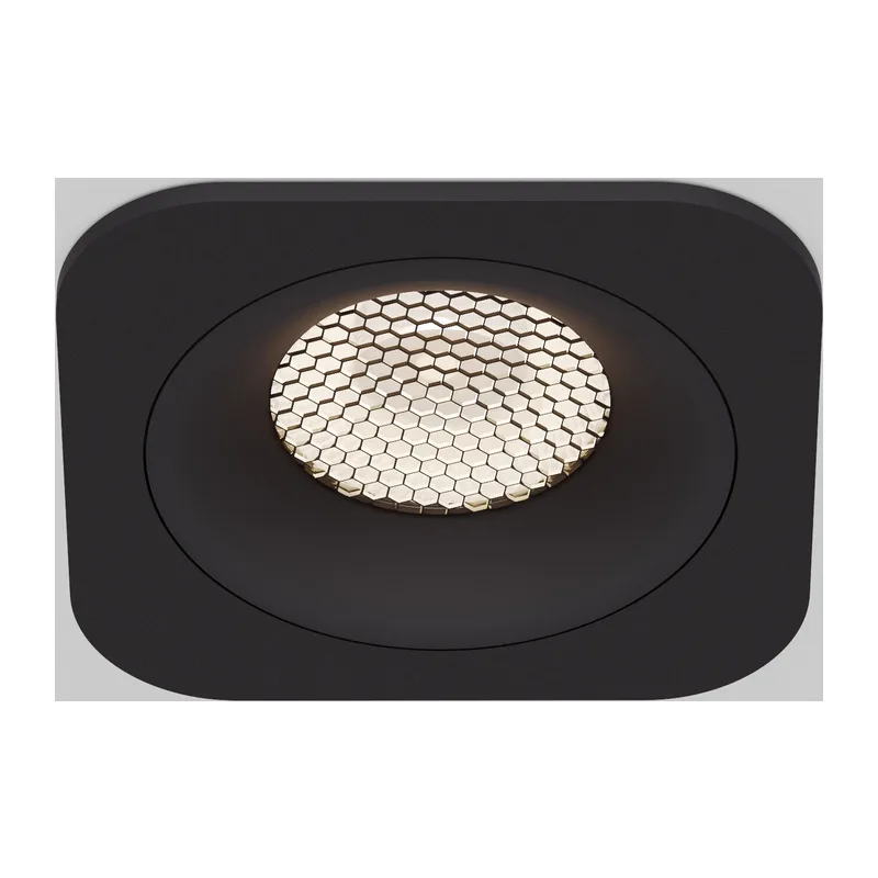 Светильник встраиваемый с антибликовой решеткой Tetro 10W 3000K белый IP44 15276/LED Elektrostandard